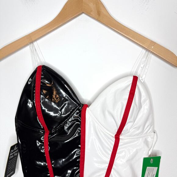 Tipsy Elves Cruella De Ville Dalmatian Diva Halloween Costume Size Small New - Picture 4 of 12